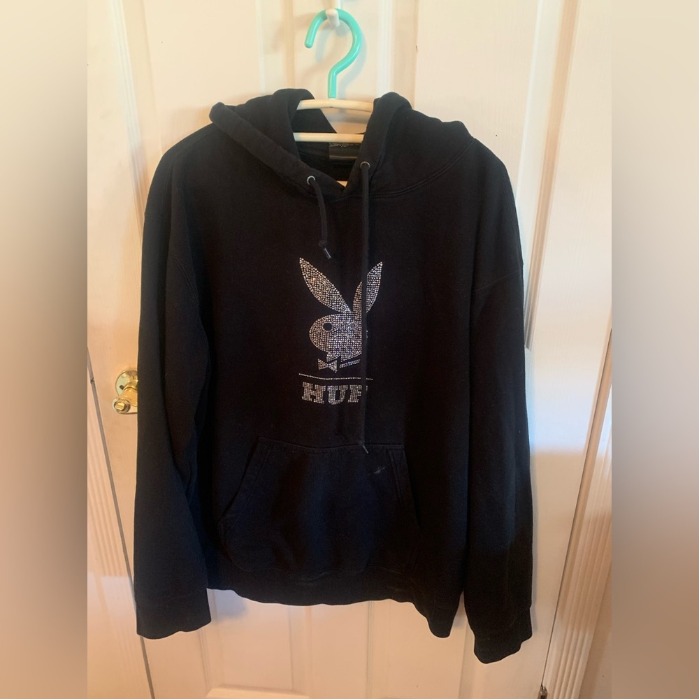 HUF x Playboy Rhinestone Hoodie